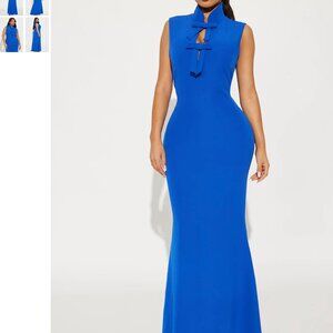 NWT Leila Sleeveless Maxi Dress Royal Blue - Size L